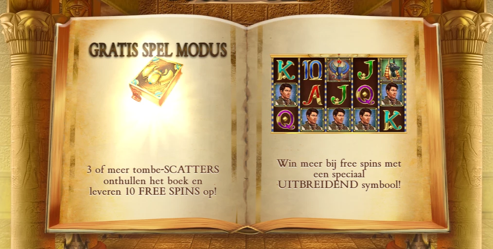 free spins activeren bij book of dead