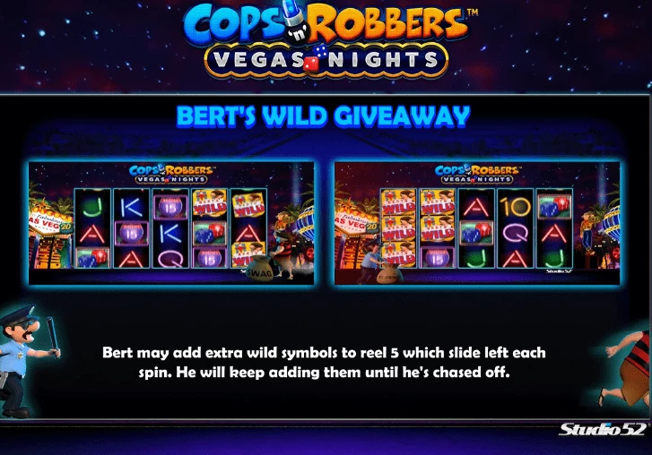 cops n robbers vegas nights give away