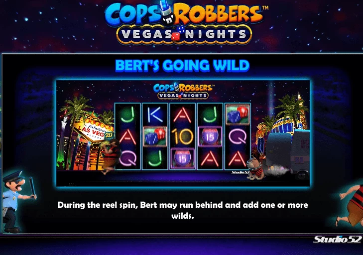 cops n robbers vegas nights reel spin