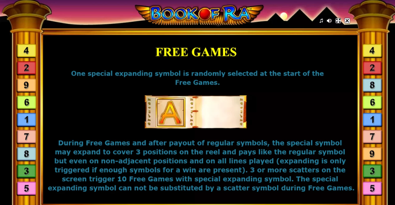 Gratis spel Book of Ra