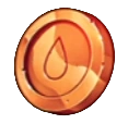 Honey Rush bronzen munt