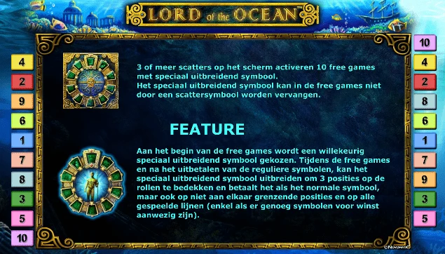 lord of the ocean slot review screenshot