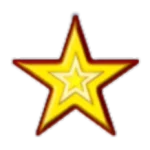 100 Super Hot ster symbool