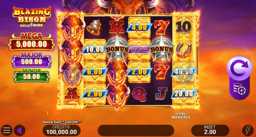 Blazing Bison Gold Blitz