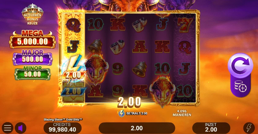 Blazing Bison Gold Blitz