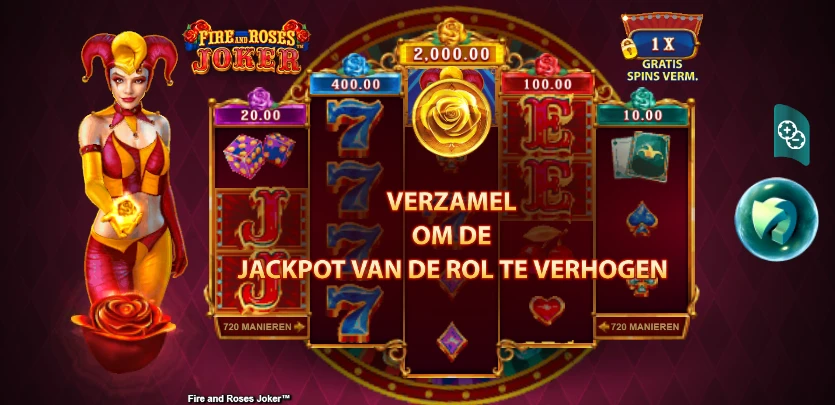 Fire and Roses Joker jackpot uitleg