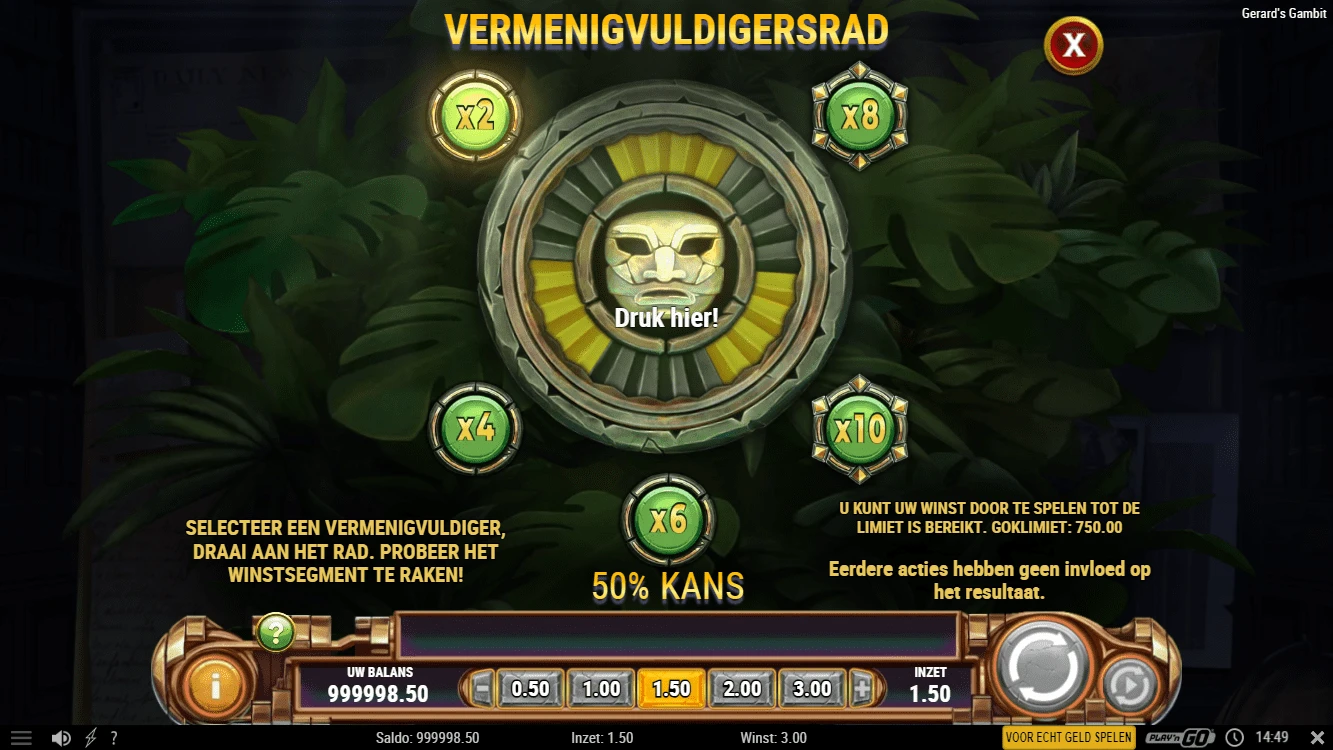 Gerard's Gambit vermenigvuldiger