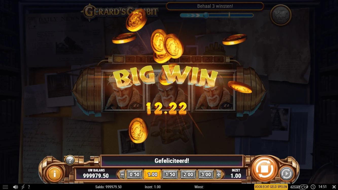 Gerard's Gambit win