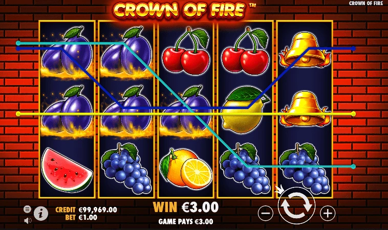 Crown of fire in game