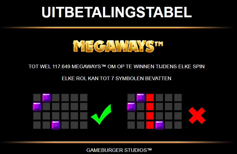 9 pots of gold megaways winlijnen