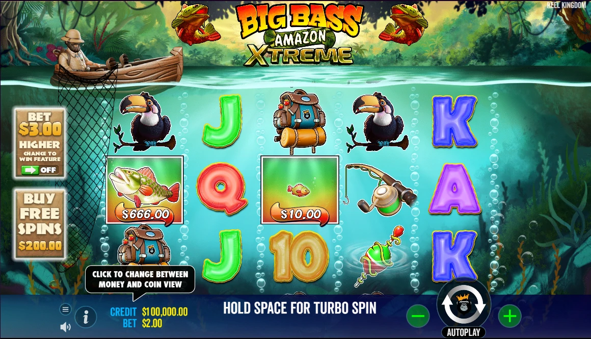 Big Bass Amazon Xtreme - ingame