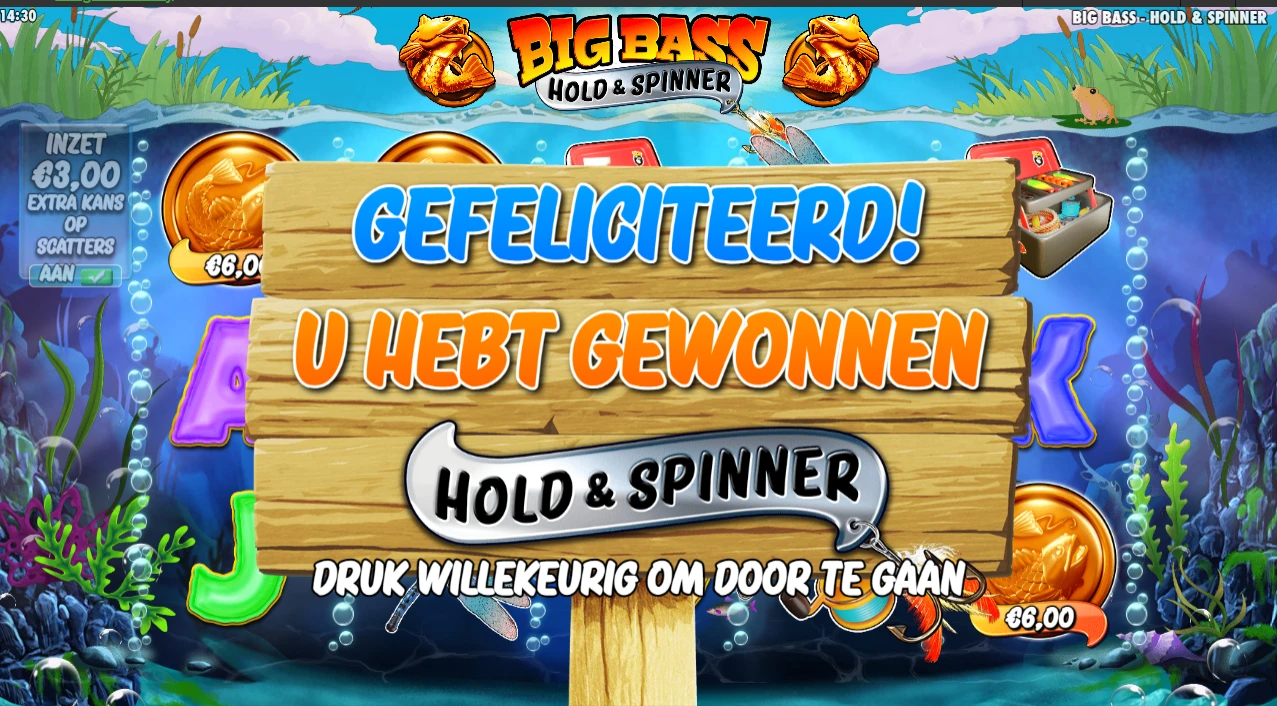 Big Bass Hold & Spinner winnen