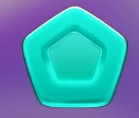 Candyways Bonanza 3 - blauwe pentagoon