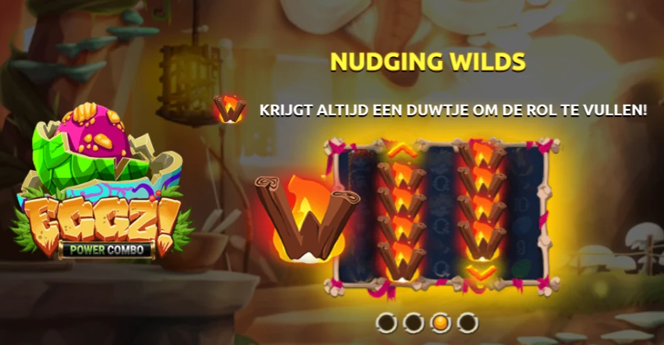 Eggz! Power Combo nudging wild