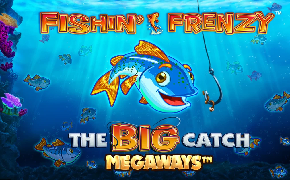 Fishin frenzy the big catch megaways logo