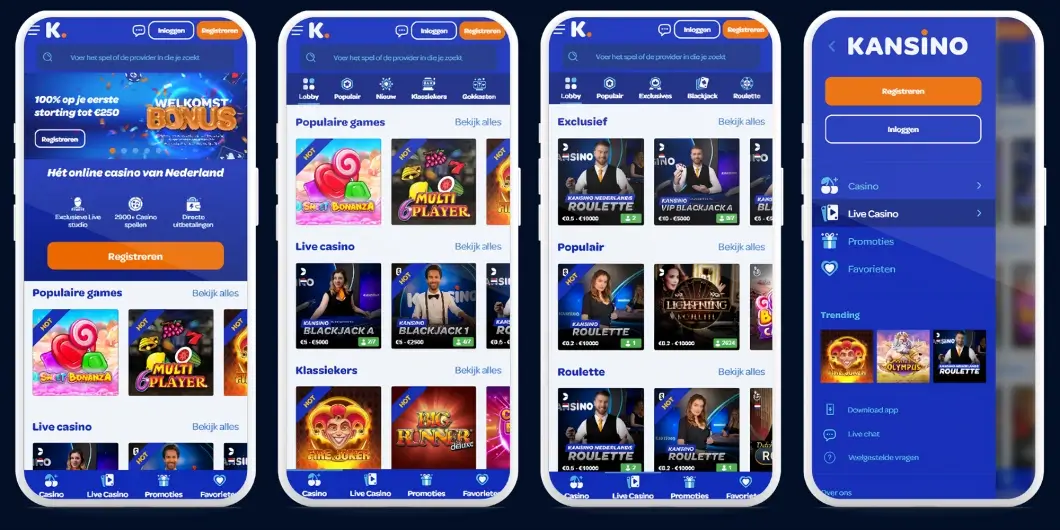 Kansino iPhone casino