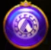 Wisdom of Athena paarse button
