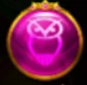 Wisdom of Athena roze button