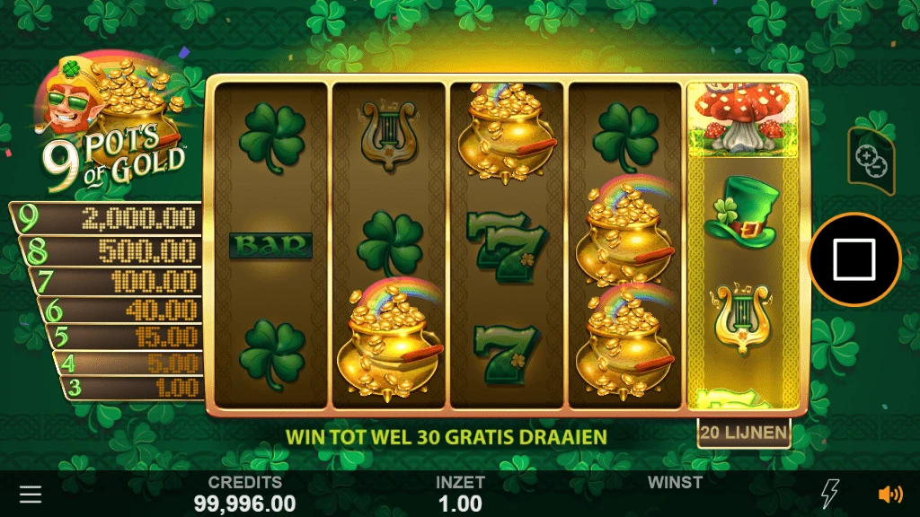 9 pots of gold in-game 1