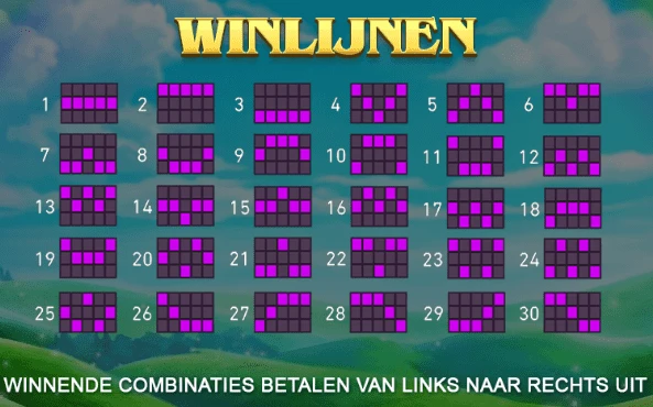 Leprechaun's Luck Cash Collect winlijnen