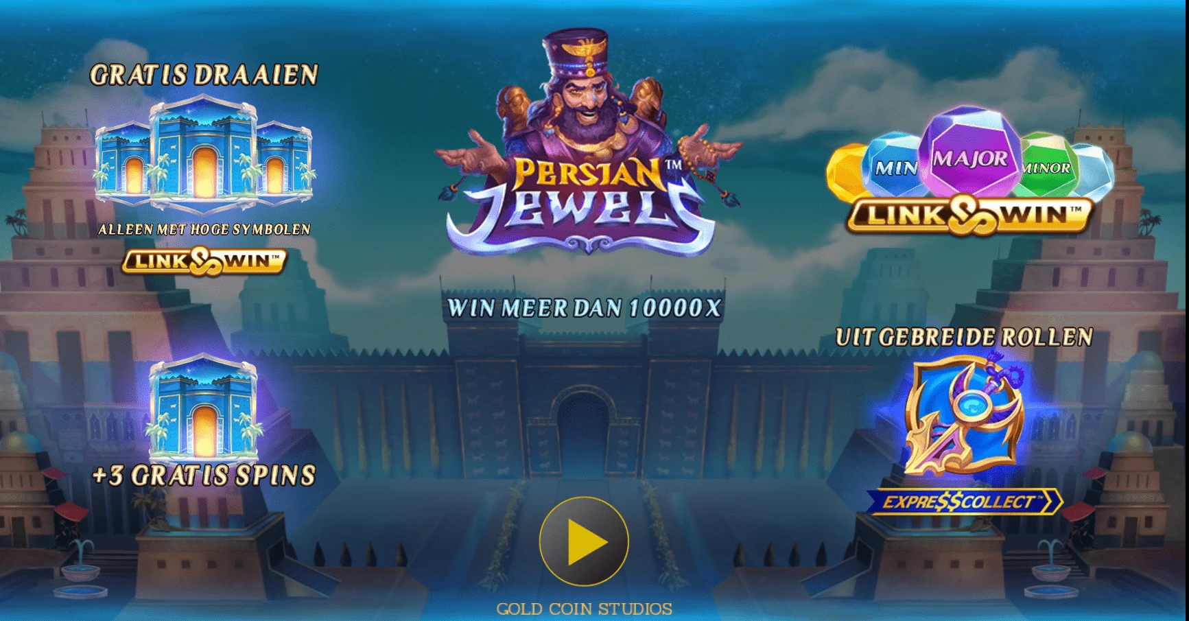 Persian Jewels beginscherm
