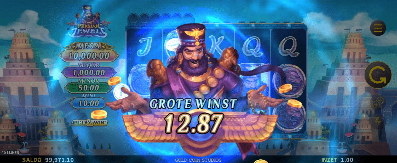 Persian Jewels grote winst